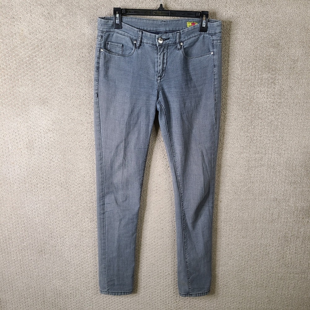BlankNYC‎ Jeans Womens 29 Gray Skinny Low Rise Denim Cotton Blend Stretch